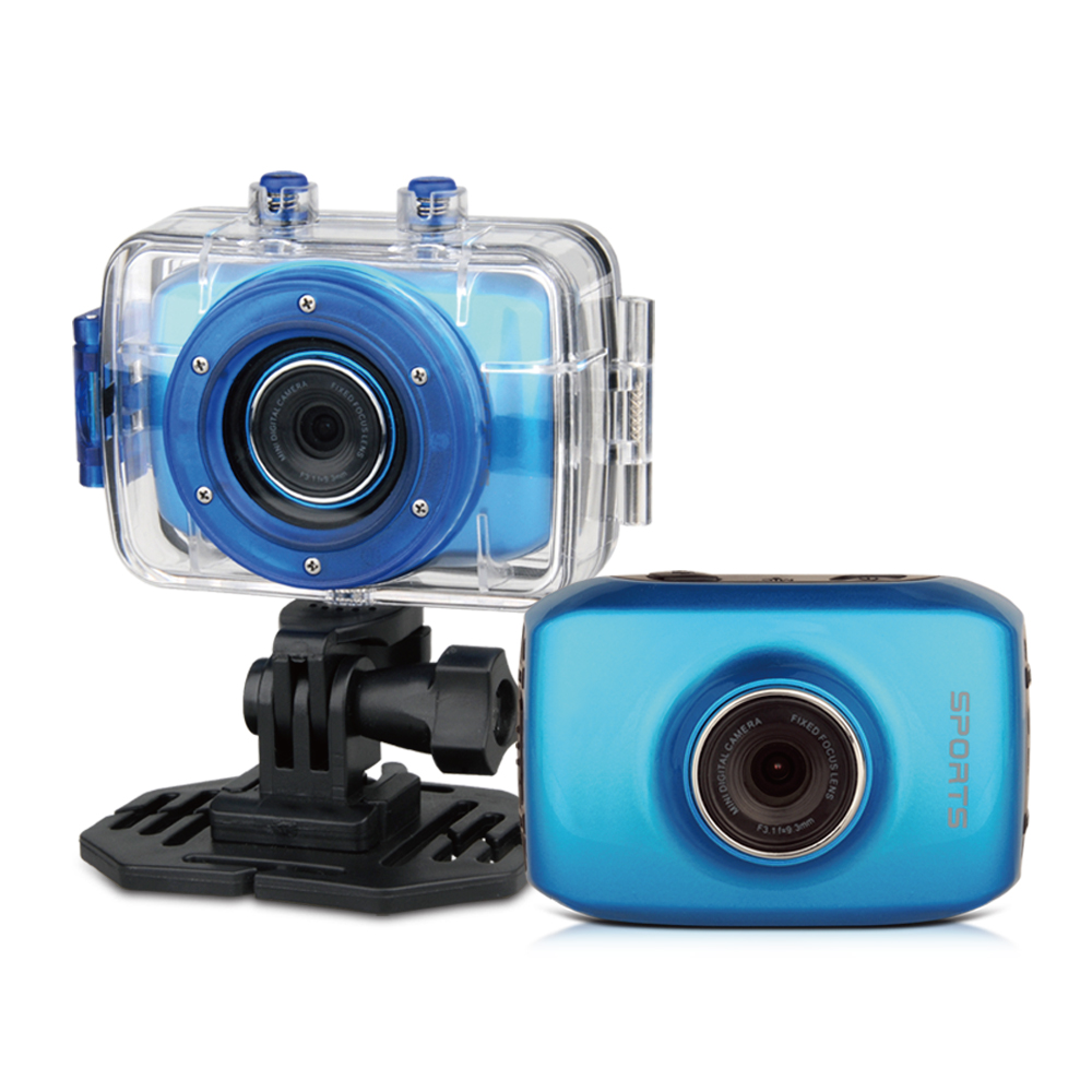 DV123SA 720P Sports camera with 20 meter waterproof 